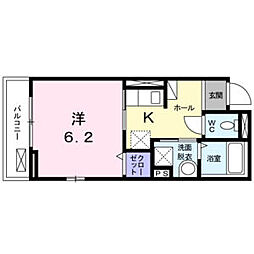 JR山手線 大塚駅 徒歩4分の賃貸アパート 1階1Kの間取り