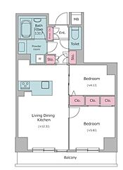 物件の間取り