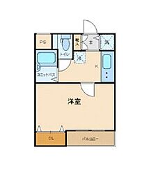 スカイコート池袋西弐番館 1Kの間取図画像