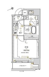 REGALIZOTSUKA 1Kの間取図画像