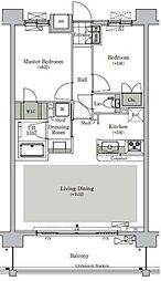 ParkCube西ヶ原STAGE 2LDKの間取図画像