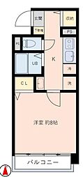 ストークハイム目白 1Kの間取図画像