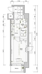 MAKESDESIGN池袋EAST 1Kの間取図画像