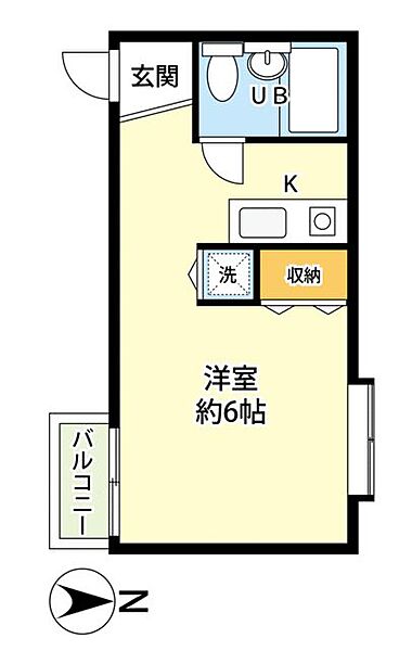 神奈川県川崎市川崎区本町2丁目(賃貸マンション1K・4階・19.34㎡)の写真 その2