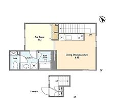 TAKANAWA　CUBE　EAST  ｜ 東京都港区高輪１丁目（賃貸アパート1LDK・2階・29.23㎡） その2