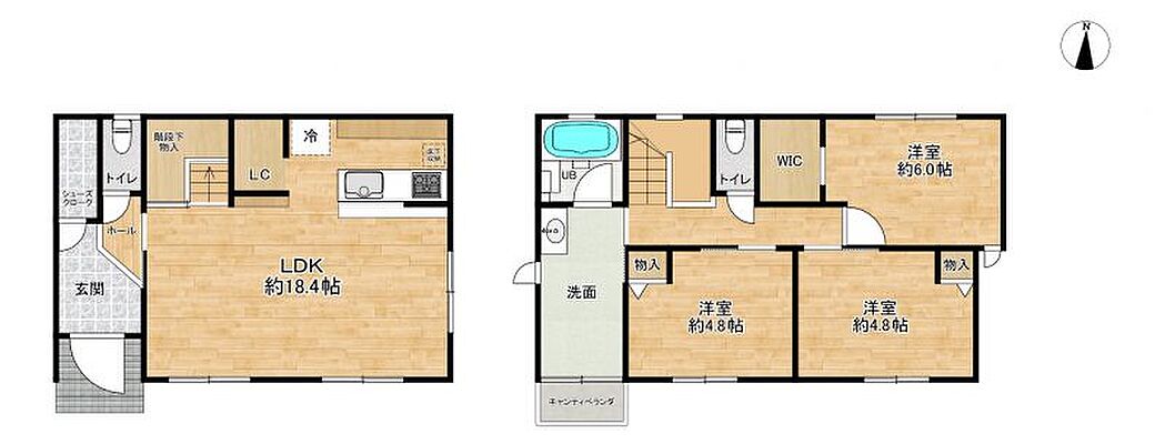 間取り 福岡市西区拾六町4丁目