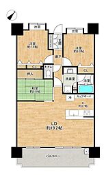 サンメゾン九大学研都市エルド 3LDKの間取図画像