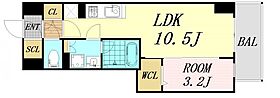 大阪府大阪市西区西本町3丁目（賃貸マンション1LDK・9階・34.94㎡） その2