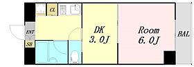 ウィングNo.1  ｜ 大阪府大阪市淀川区十三元今里2丁目（賃貸マンション1DK・4階・25.00㎡） その2