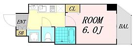 スワンズシティ難波南  ｜ 大阪府大阪市浪速区大国1丁目（賃貸マンション1K・5階・21.02㎡） その1