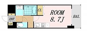 ウィスタリア新北野  ｜ 大阪府大阪市淀川区十三本町1丁目（賃貸マンション1R・10階・25.99㎡） その2