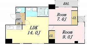 ヒルズ扇町  ｜ 大阪府大阪市北区同心1丁目（賃貸マンション2LDK・3階・60.39㎡） その2