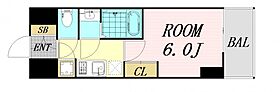 Dimus新大阪  ｜ 大阪府大阪市淀川区宮原4丁目（賃貸マンション1K・2階・21.82㎡） その2