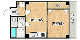 兵庫県神戸市東灘区本山南町6丁目（賃貸マンション1DK・4階・31.66㎡） その2