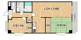 兵庫県神戸市東灘区田中町2丁目（賃貸マンション2LDK・2階・58.00㎡） その2