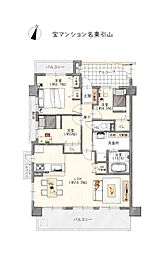 間取図画像 3LDK