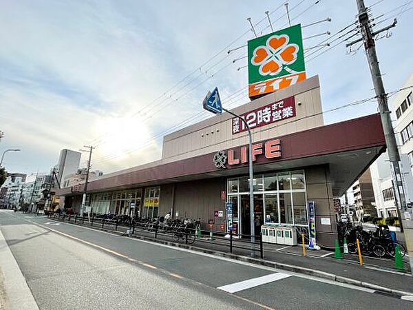 画像30:【スーパー】ライフ 西田辺店まで527ｍ