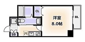 大阪府大阪市東住吉区桑津1丁目（賃貸マンション1K・8階・25.25㎡） その2