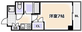 大阪府大阪市東住吉区駒川3丁目（賃貸マンション1K・6階・21.00㎡） その2