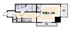 大阪府大阪市天王寺区大道3丁目（賃貸マンション1K・10階・24.08㎡） その2