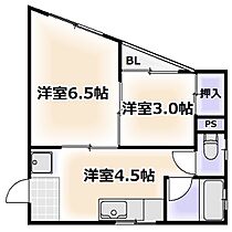 大阪府大阪市阿倍野区阪南町1丁目（賃貸マンション1DK・1階・27.80㎡） その2