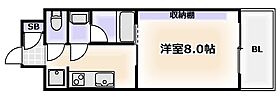 大阪府大阪市東住吉区桑津2丁目（賃貸マンション1K・4階・23.78㎡） その2