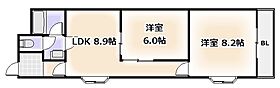 大阪府大阪市阿倍野区松崎町3丁目（賃貸マンション2LDK・4階・40.31㎡） その2