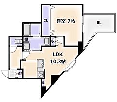 大阪府大阪市阿倍野区阿倍野筋5丁目（賃貸マンション1LDK・1階・41.40㎡） その2