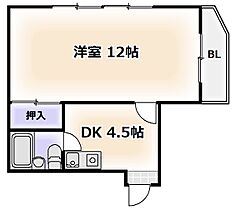 大阪府大阪市東住吉区桑津5丁目（賃貸マンション1DK・5階・27.20㎡） その2