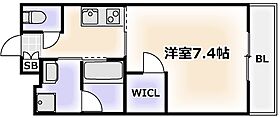 大阪府大阪市阿倍野区阪南町7丁目（賃貸マンション1K・2階・25.32㎡） その2