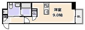 大阪府大阪市阿倍野区昭和町1丁目（賃貸マンション1R・6階・23.18㎡） その2