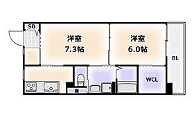 大阪府大阪市阿倍野区王子町4丁目（賃貸マンション1DK・3階・43.00㎡） その2