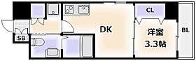 大阪府大阪市天王寺区南河堀町（賃貸マンション1DK・4階・24.96㎡） その2