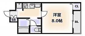 大阪府大阪市天王寺区堀越町（賃貸マンション1K・2階・22.00㎡） その2