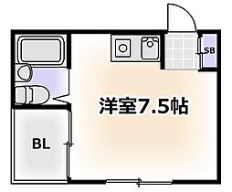 大阪府大阪市阿倍野区天王寺町北1丁目（賃貸マンション1R・3階・17.48㎡） その2