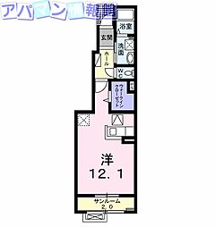 イハナＢ 1階/-