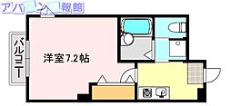 グリーンヒルズ笹口2 1Kの間取図画像
