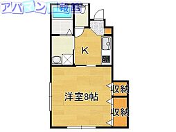 pace 1Kの間取図画像