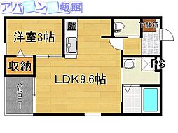 NATURA 1LDKの間取図画像