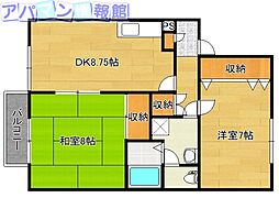 間取図画像 2DK