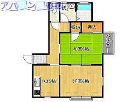 ホーミーハウス  ｜ 新潟県新潟市中央区高美町（賃貸アパート2K・2階・42.90㎡） その2