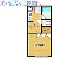 間取図画像 1K