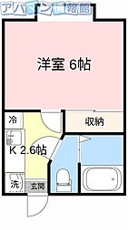 間取図画像 1K