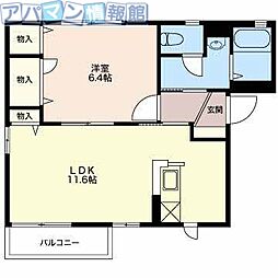 間取図画像 1LDK