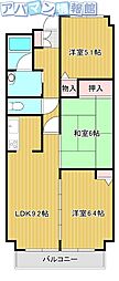ダイアパレス青山弐番館 3LDKの間取図画像