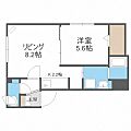 グランミレニアム中の島通り3階5.8万円