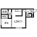ラグーサN5W17A1階5.0万円