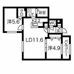 ブランシャールEK琴似 4階/-