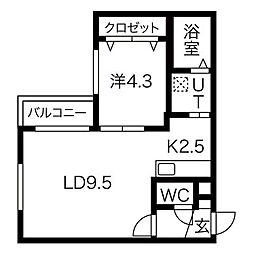 ドルチェ平岸 4階/-