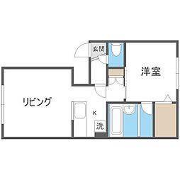 間取図画像 1LDK